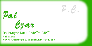 pal czar business card